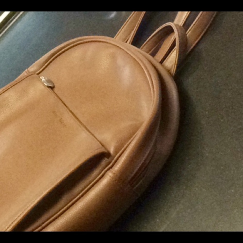 Nine West faux leather backpack purse